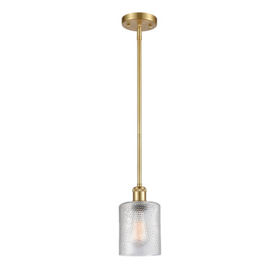 Luminaire suspendu cylindrique 1 lumière Leilani