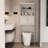 Lowel 2 -Tier Toilet Bathroom Spacesaver Storage Shelf with Storage Shelf with 2 Doors Wood Storage Cabinet