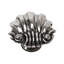 Aphrodite large shell knobin Oil Rub Bronze-153221722