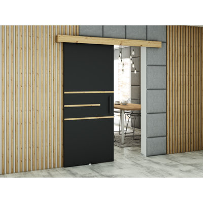 London X sliding doors with self -closing mechanism