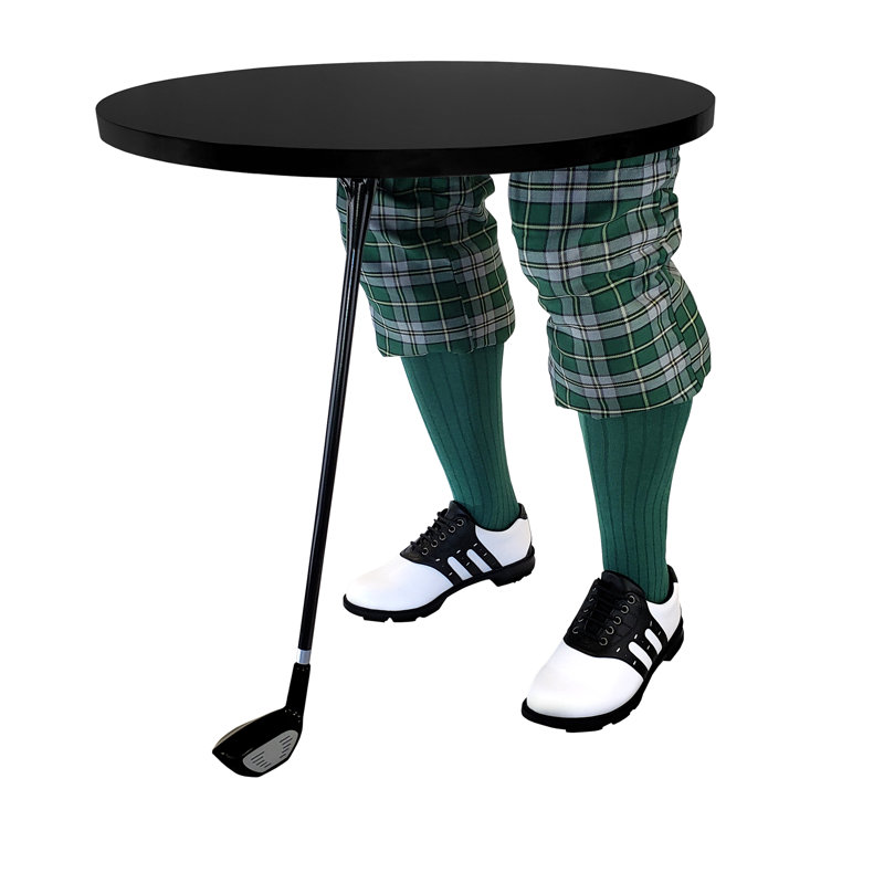 Table de bout abstraite, Noir