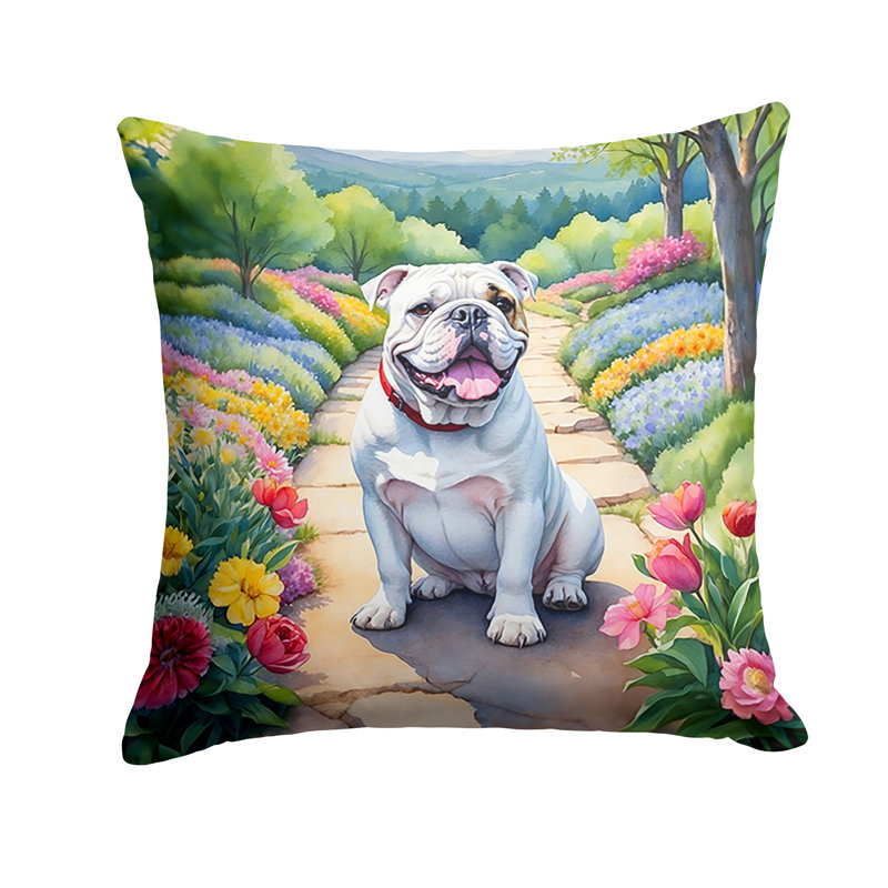 Coussin décoratif intérieur / extérieur Spring Path, H 18 po x l 18 po