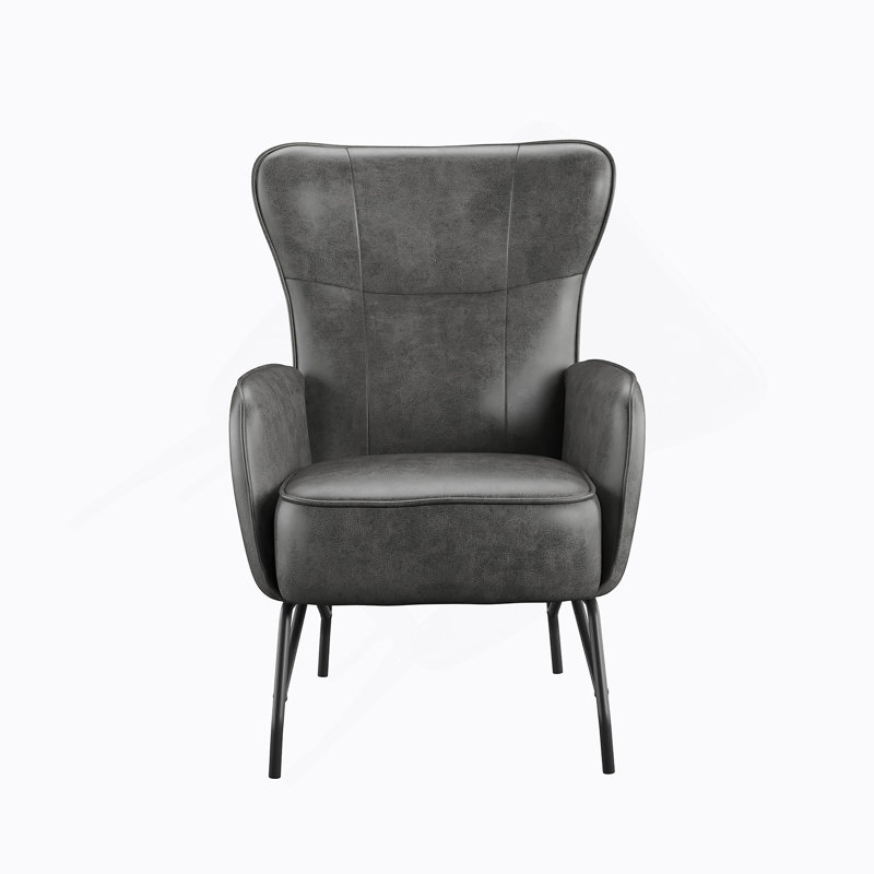 Fauteuil d'appoint gris Wallace & Bay Graham