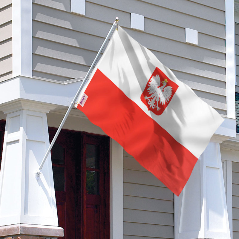 Drapeau de maison en polyester 3 x 5 pi