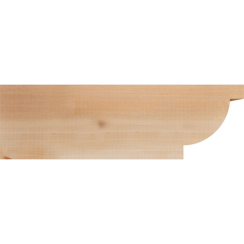 Alpine Smooth Rafter Tail, Western Red Cedar, 6" H x 18" W x 3.5" D