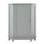 Élégante armoire de salle de bain grise
