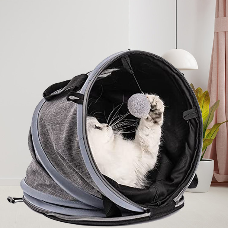 Tucker Murphy Pet™ Expandable Pet Travel Bag,3 In 1 Cat Bed