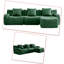 Canapé modulaire rembourré 3 places avec repose-pieds-1327558403-1327558402