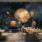 Cosmic Planets Wallpaper Celestial Abstract Wall Decor-516400921-516400925