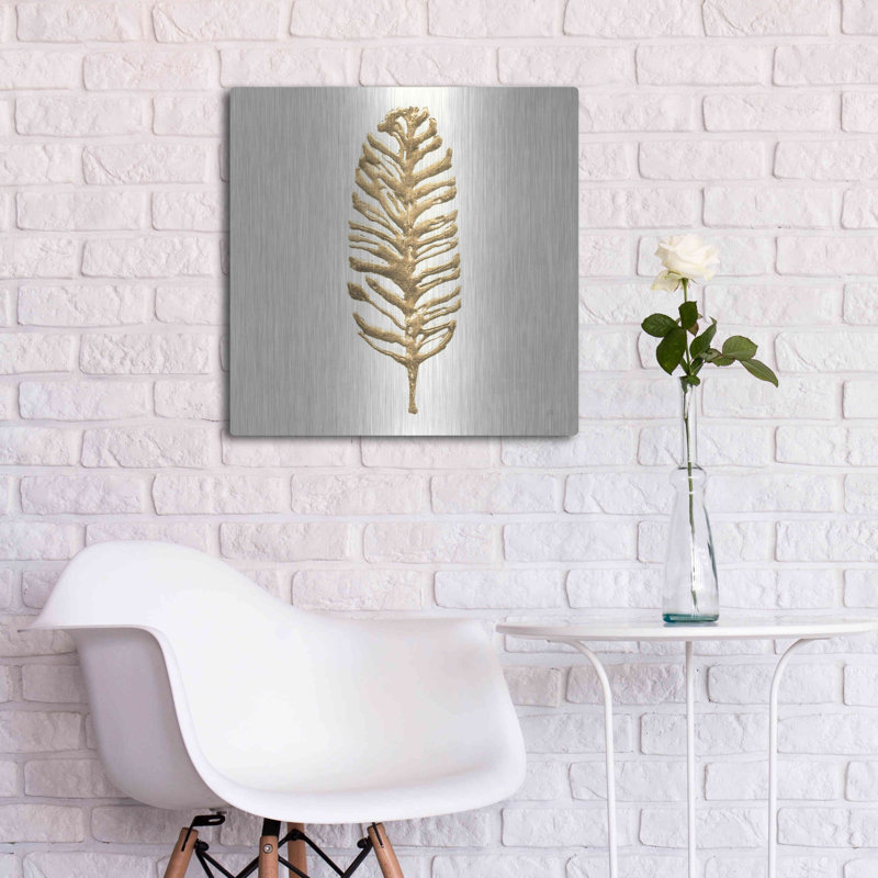 «Gilded Palm III» par Chris Paschke, H 24 po x l 24 po