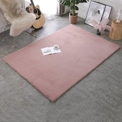Kolton Solid Colour Shag Area Rug
