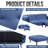  Shugar 81''Darisley Upholstered Reclining Sectional