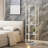 LED Display Shelving Unit - Dimmable Corner Floor Lamp With Sturdy Curio Shelves For Living Room