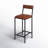 Augustus Genuine Leather Bar & Counter Stool-2047227473