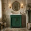 Meuble-lavabo 24 po avec lavabo intégré en céramique, meuble-lavabo simple avec 2 portes et meuble-lavabo simple pour petite et moyenne salle de bain-947083095