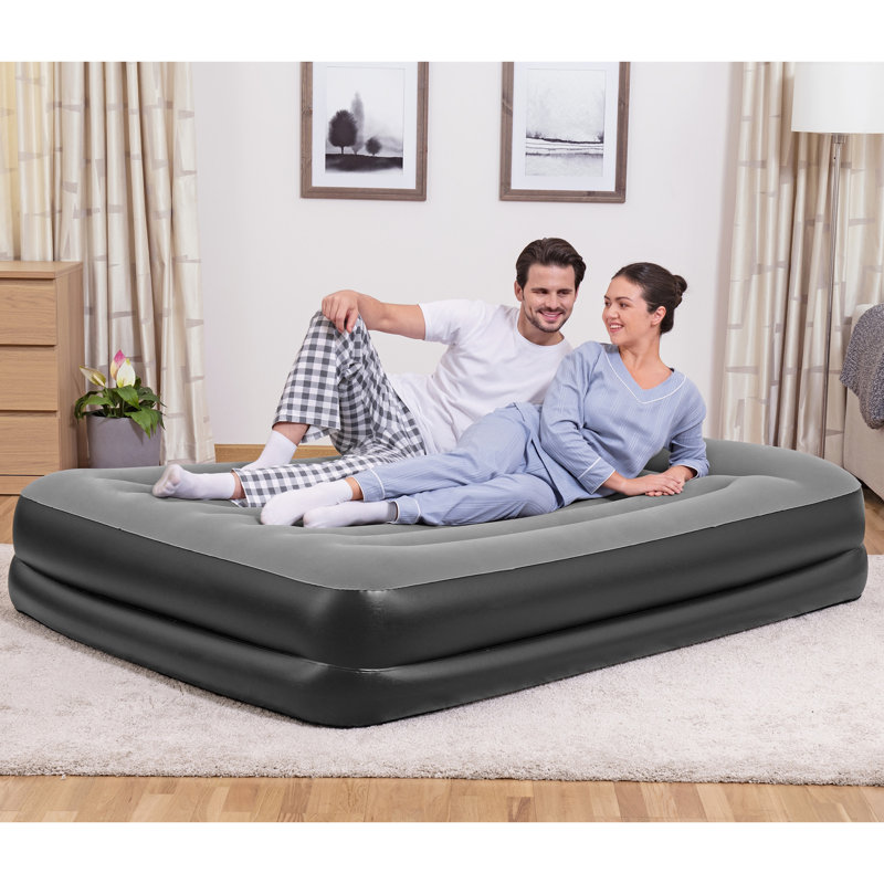 Matelas gonflable avec pompe intégrée, Marine, Simple