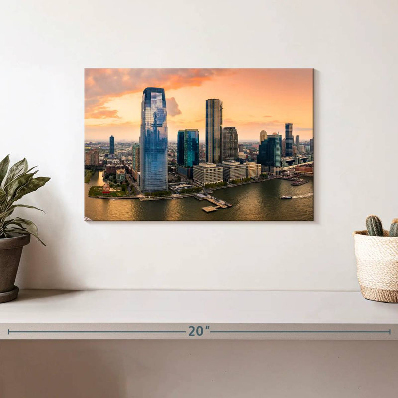 Sireci Panoramic Jersey City, 8" H x 12" W