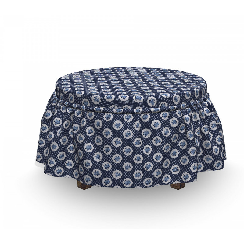 Box Cushion Ottoman Slipcover