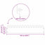22cm H x 103cm W Steel Hardware-123601066