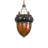 22" Wide Acorn & Oak Leaf Inverted Pendant
