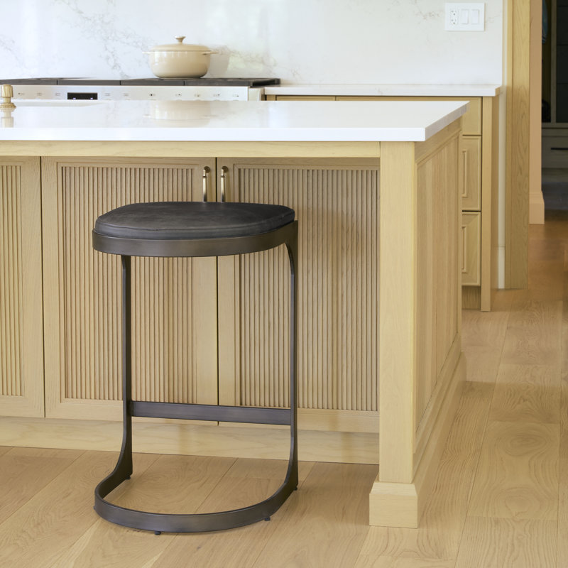 Tabouret de bar et de comptoir Bellesa, Tabouret de bar (hauteur du siège 28 po), Noir