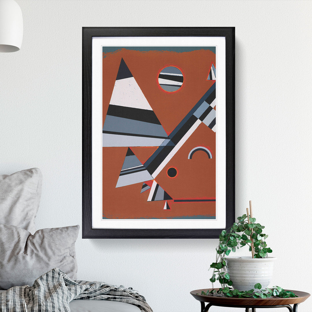 Composition Vol.1 by Wassily Kandinsky - Picture Frame Painting