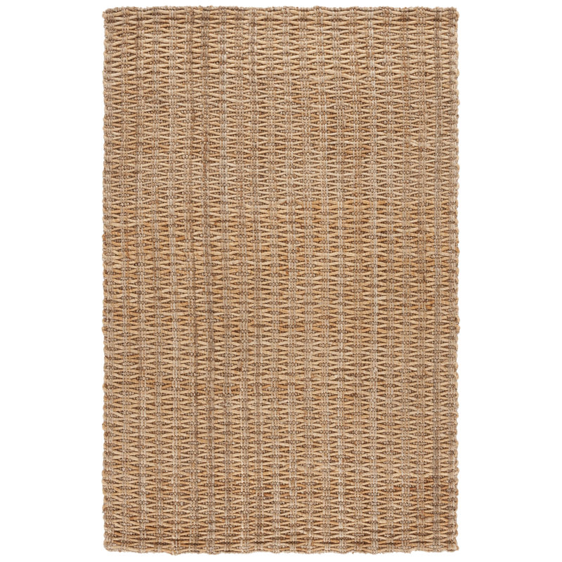 Tapis d'intérieur en jute tissé à plat Natural Fiber, Rectangulaire 8 pi x 10 pi
