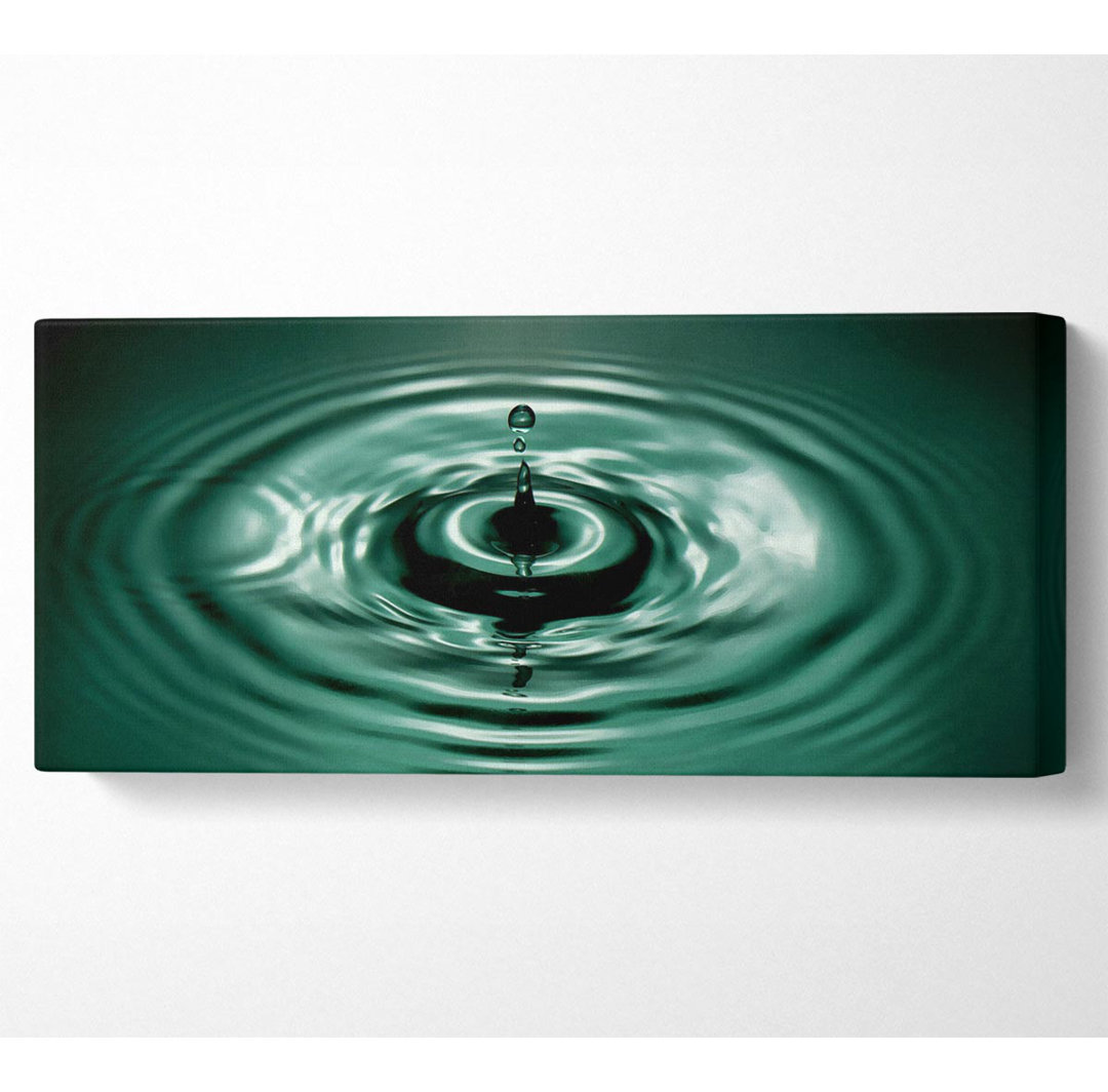 Splash Emerald - Kunstdrucke auf Leinwand