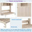 Lit escamotable avec armoires de rangement