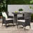 Dining Chair ( Of 2, Grey) - Chairs For Lounge & Living Spaces 22.91 In. D X 24.05 W 32.62 H, 15.04 Lb Weighted 2), Grey , Modern Straight Line Appeal Chair, For Reception Rooms, 22.91"Depth