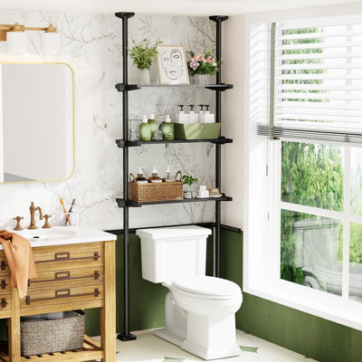 Freestanding Over the Toilet Storage