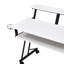 Bureau de studio d'enregistrement de musique avec plateau pour clavier-73846212