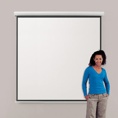 Eyeline White Electric Projection Screen
