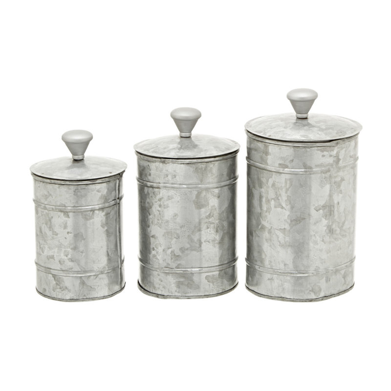 Metal Canister - Set of 3