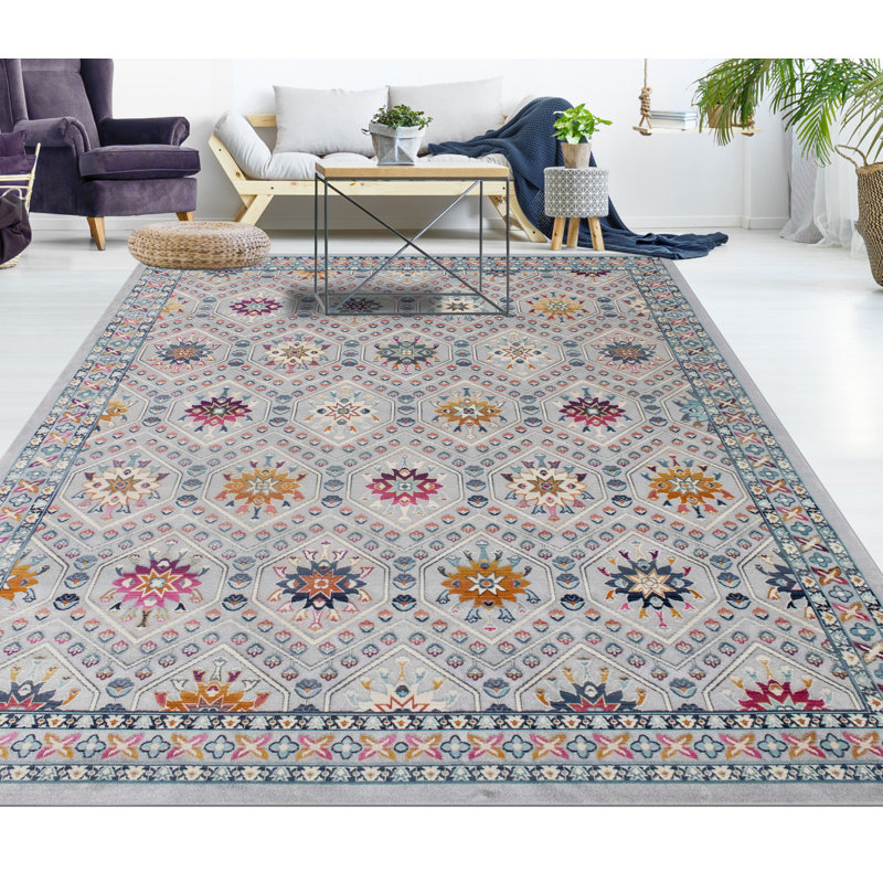 Mosely Geometric Indoor Rug, Rectangle 10' x 14'