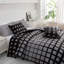 Premium Duvet Cover Set Dotty Pattern Double Brushed Microfiber Reversible With Zipper Closure & Corner Ties-122499624