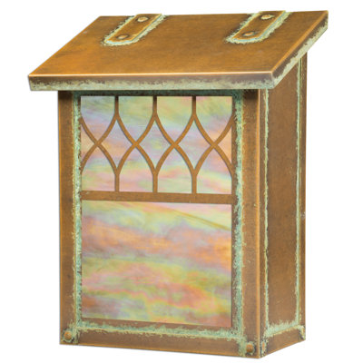 Brass Wall Mounted Mailbox