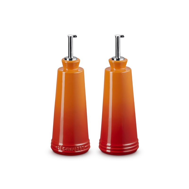 Le Creuset Stoneware Oil & Vinegar Set, Volcanic