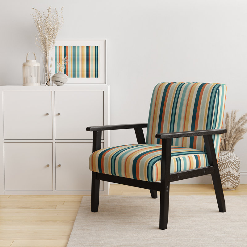 Nomadic Blend Striped Motif - Fauteuil rembourré moderne