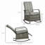 Fauteuil inclinable d'extérieur en rotin Outsunny