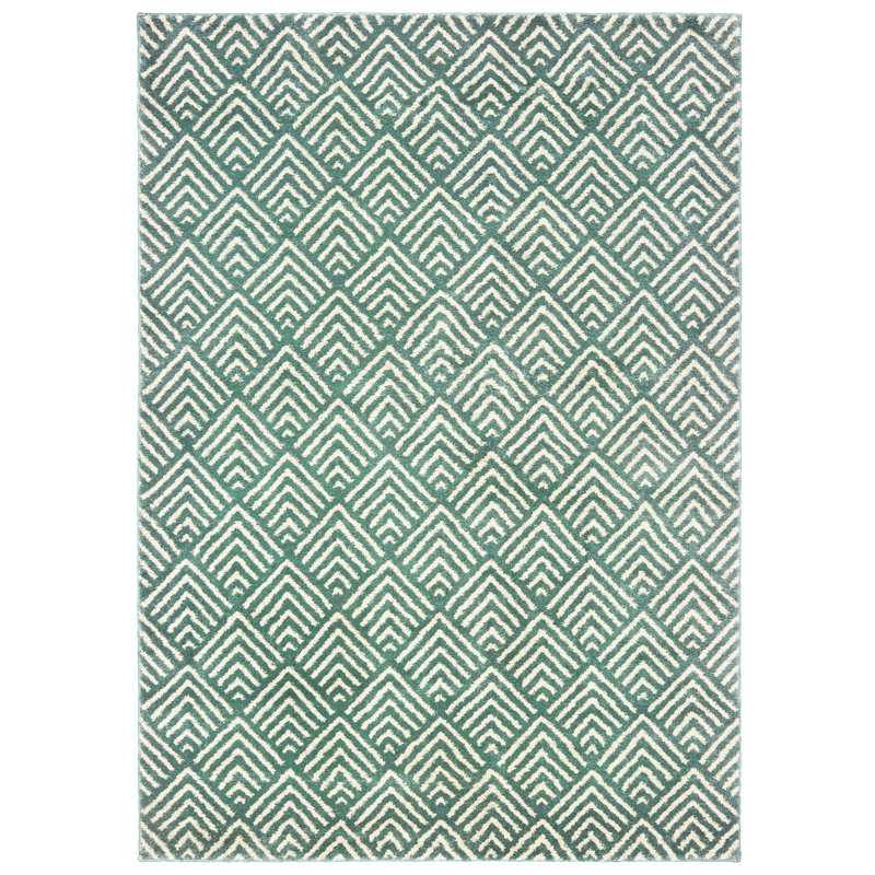 Adal Geometric Indoor Rug, Rectangle 9'10" x 12'10"