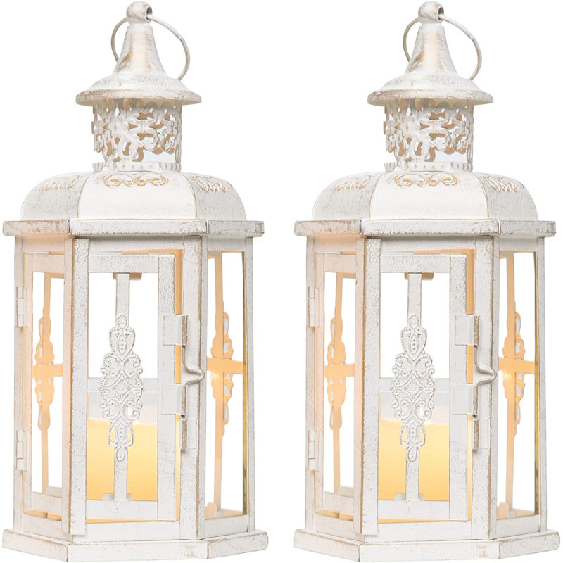 10'' H Tabletop Votive Holder, White