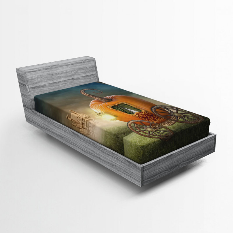 Fantasy Microfiber Fitted Sheet, Twin XL Fitted Sheet