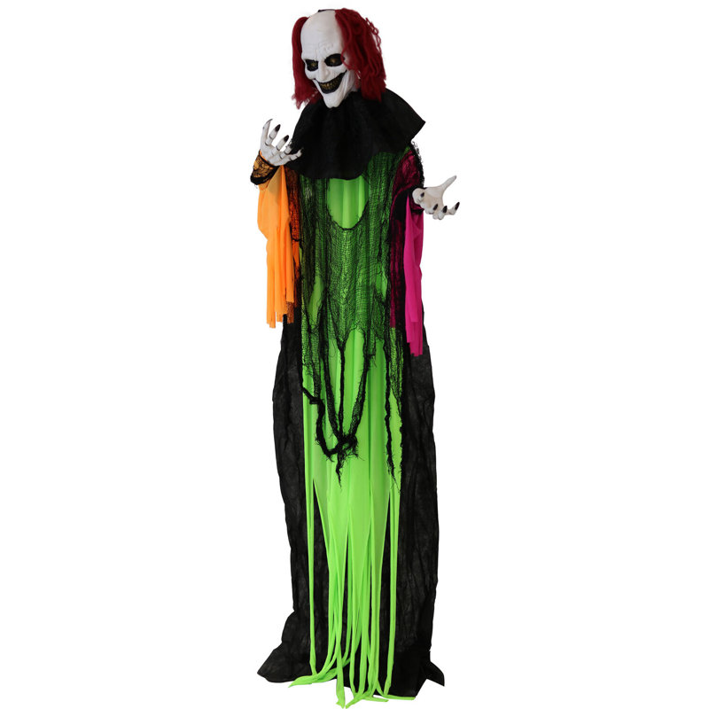 Scary Circus Clowns Life-Size Animatronic Clown with Lights and Sound
