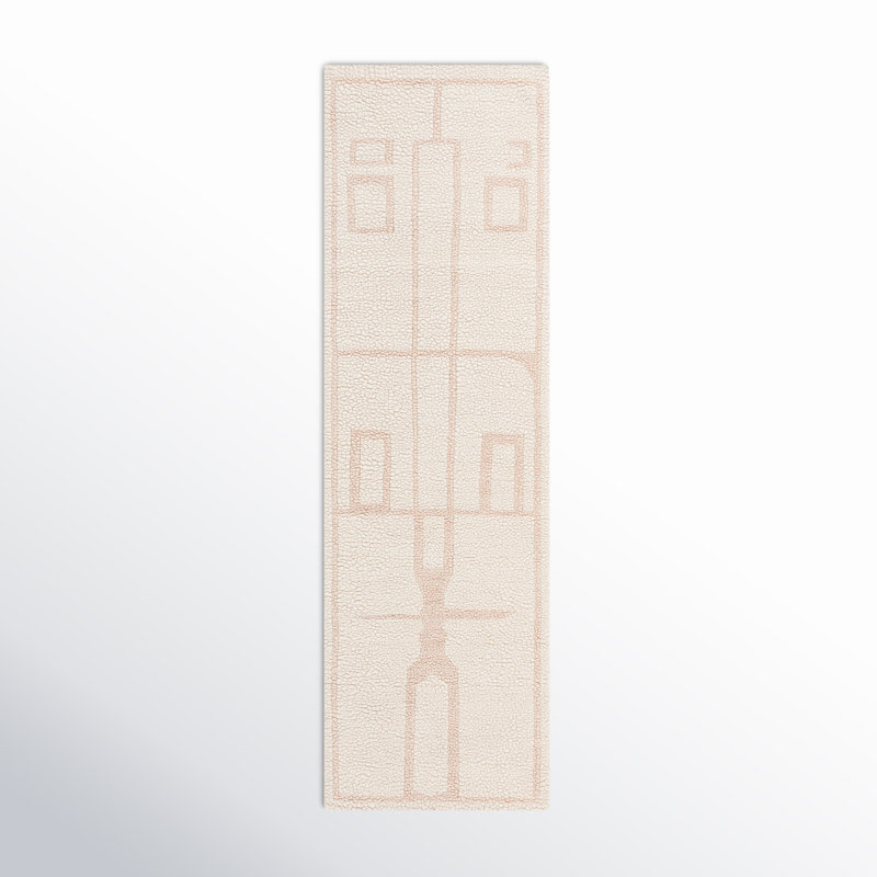 Wool Area Rug, Runner 2'3" x 8'