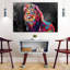 «Lion's Pride», impression abstraite sur toile-1945340113