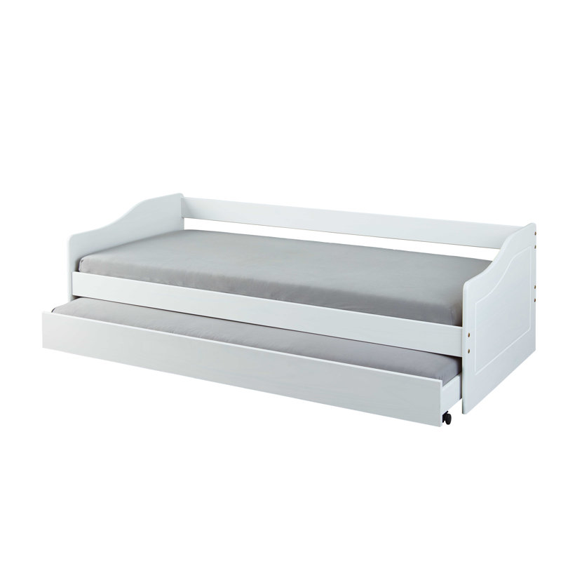 Sanah Kids Standard with Trundle, 90 x 190 cm, White