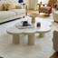 Table basse légère et somptueuse crème
