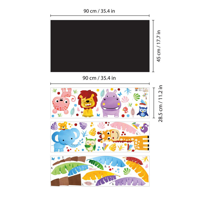 Animals Chalkboard & Whiteboard Decals