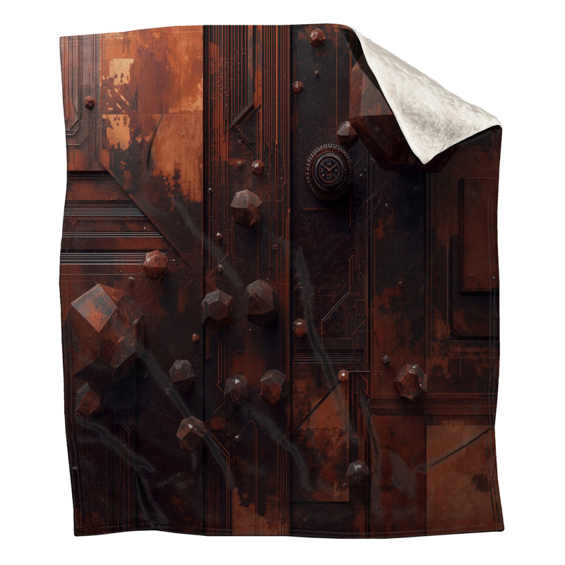 Couvertures abstraites en polyèdres géométriques, L 50 po x H 60 po
